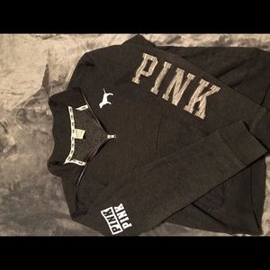 PINK quarter-zip jacket
